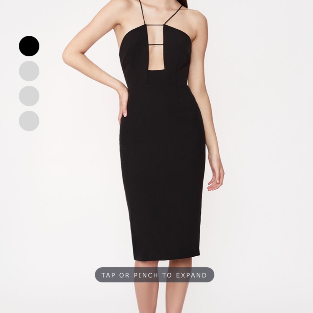 Bardot Plunge Dress - Worn once